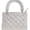 Τσάντα φάκελος clutch MD2508 - Ασημί