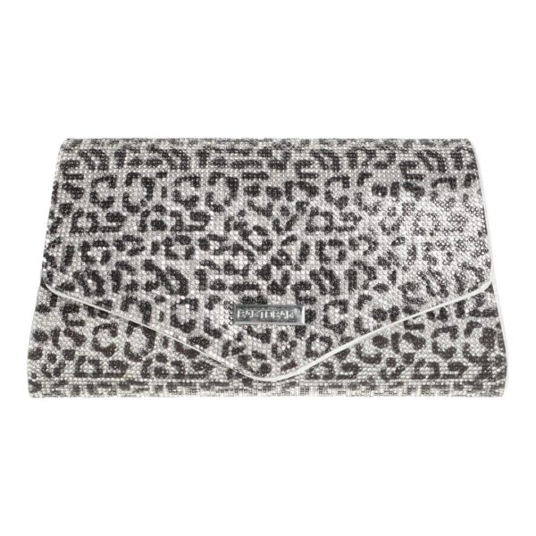 Τσάντα φάκελος clutch MD2510 - Ασημί