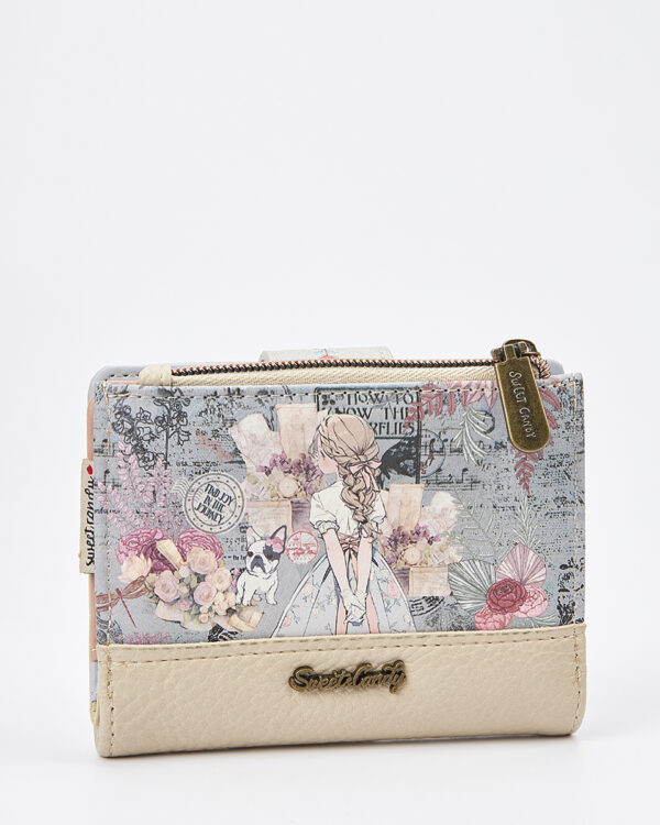 Sweet Candy Γυναικείο Πορτοφόλι με Shabby Chic Στυλ & Πρακτική Διάταξη – Vintage Story