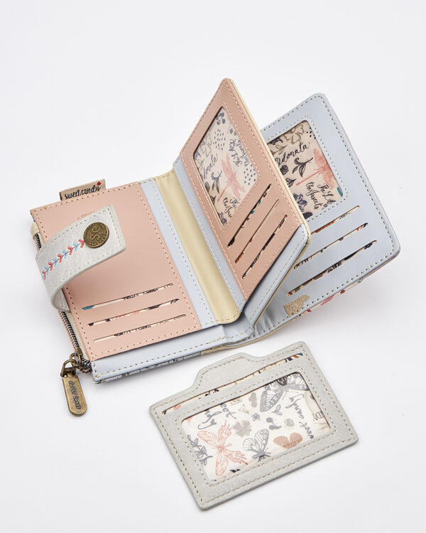 Sweet Candy Γυναικείο Πορτοφόλι με Shabby Chic Στυλ & Πρακτική Διάταξη – Vintage Story